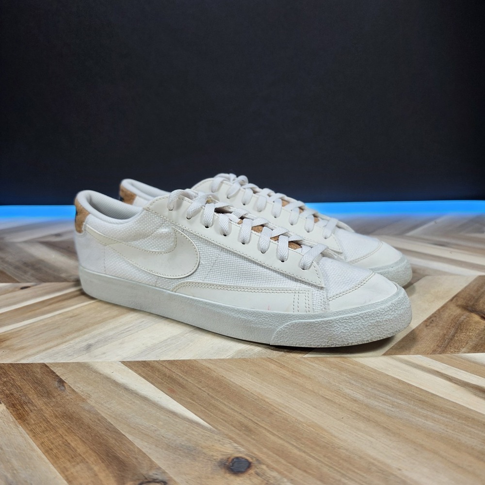 Nike Men's Blazer Low '77 PRM Shoe Sneakers DV7231-001 White Cork Sz 13